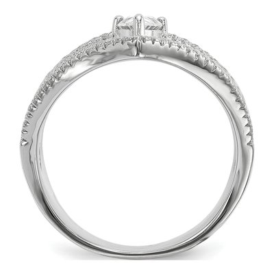 Sterling Silver CZ Pure Fire Ring – view 3