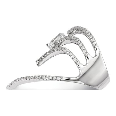 Sterling Silver CZ Pure Fire Ring – view 4