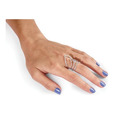 Sterling Silver CZ Pure Fire Ring – view 6