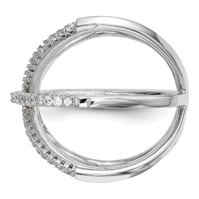Sterling Silver CZ Ring – view 3