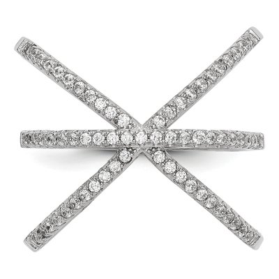 Sterling Silver CZ Ring – view 4