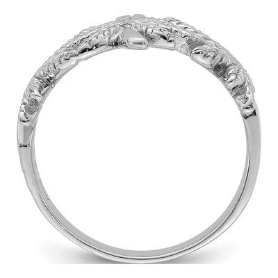 Sterling Silver Leaf Ring – view 3