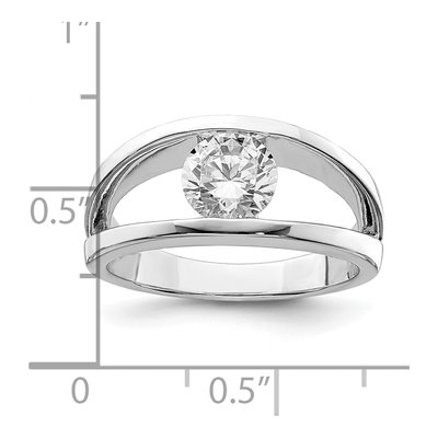 Sterling Silver CZ Ring – view 5