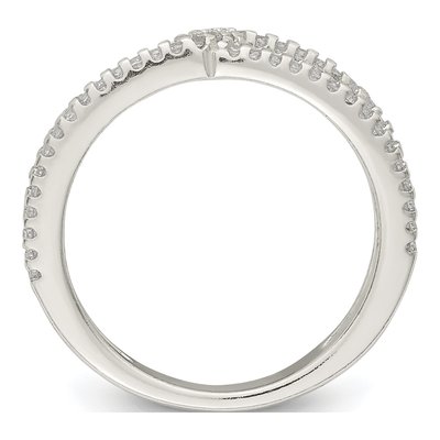Sterling Silver CZ Ring – view 3