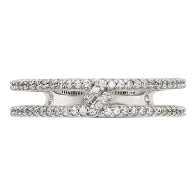 Sterling Silver CZ Ring – view 5