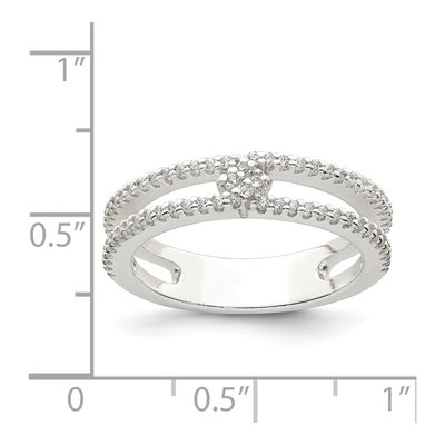 Sterling Silver CZ Ring – view 6