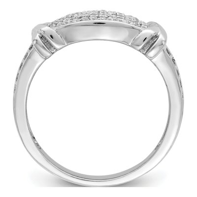 Sterling Silver CZ Ring – view 3