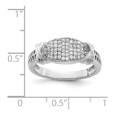 Sterling Silver CZ Ring – view 6