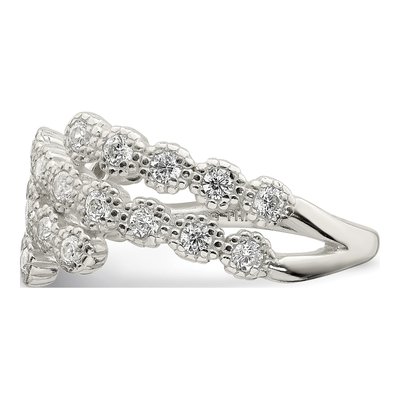Sterling Silver CZ Ring – view 4