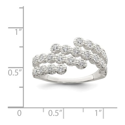 Sterling Silver CZ Ring – view 6
