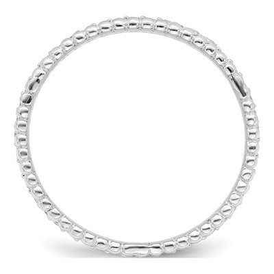 Sterling Silver CZ Pave Ring – view 3