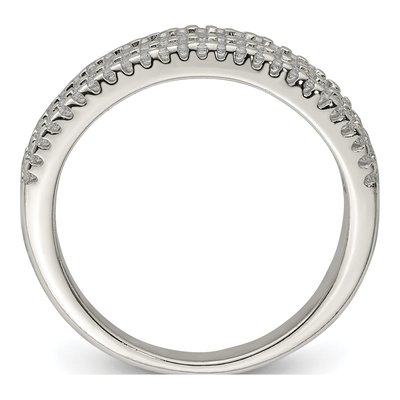 Sterling Silver CZ Ring – view 3