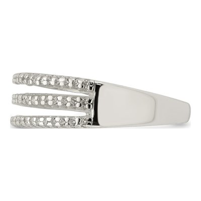 Sterling Silver CZ Ring – view 4