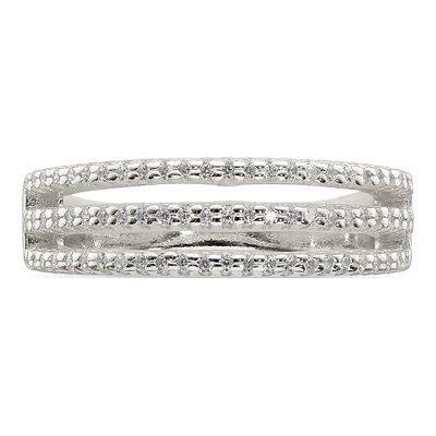 Sterling Silver CZ Ring – view 5