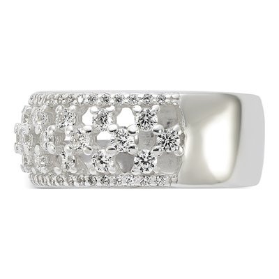 Sterling Silver CZ Ring – view 3