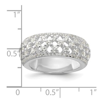 Sterling Silver CZ Ring – view 5