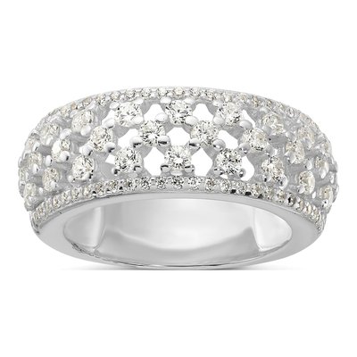 Sterling Silver CZ Ring