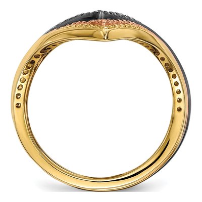 Sterling Silver 4-Ring CZ Stack Set – view 3
