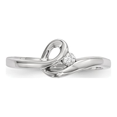 Sterling Silver CZ Ring – view 4