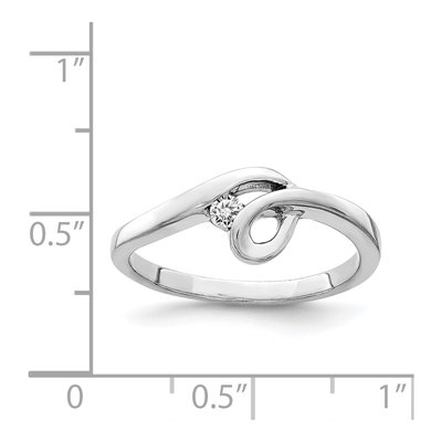 Sterling Silver CZ Ring – view 5