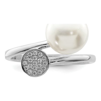 Sterling Silver CZ Ring – view 5