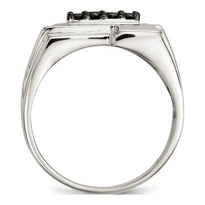 Men's Sterling Silver 0.28 ct tw Diamond Ring – view 3