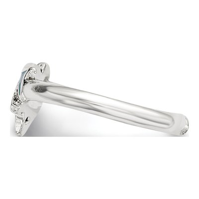 Sterling Silver Enameled Dolphin Toe Ring – view 4