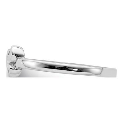 Sterling Silver CZ Girl's Butterfly Ring – view 4