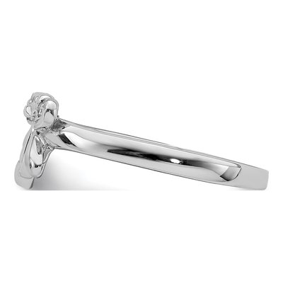 Sterling Silver CZ Girls' Dragonfly Ring – view 4
