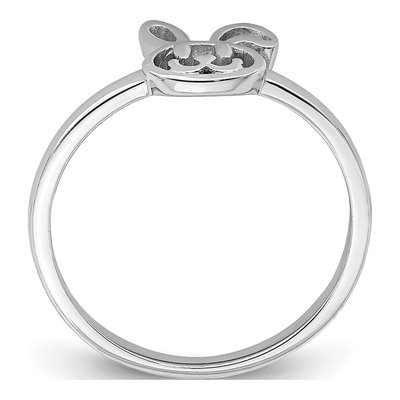 Sterling Silver Kids' Bunny Ring – view 3