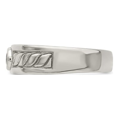Men's Sterling Silver Sapphire Ring – view 4