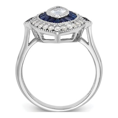 Sterling Silver CZ Ring – view 3