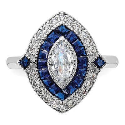 Sterling Silver CZ Ring – view 5