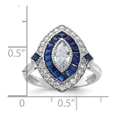 Sterling Silver CZ Ring – view 6