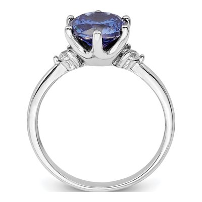Sterling Silver CZ Ring – view 3
