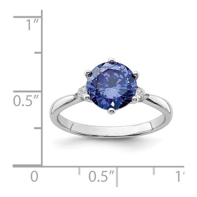 Sterling Silver CZ Ring – view 6