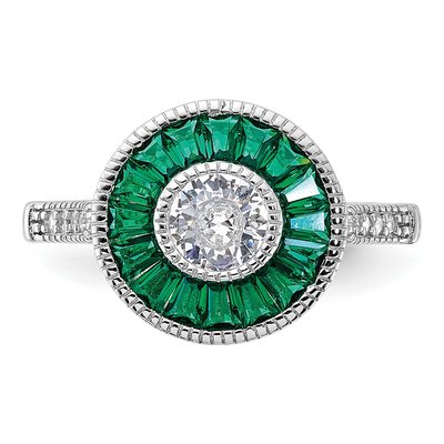 Sterling Silver CZ Ring – view 5