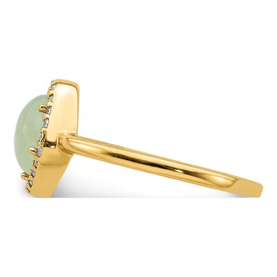 Gold-Plated Sterling Silver CZ Ring – view 3