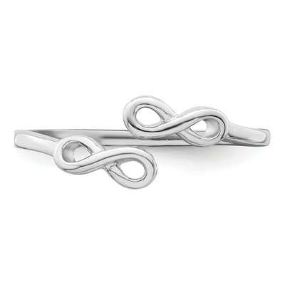 Sterling Silver Infinity Ring – view 5