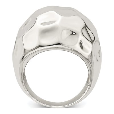 Sterling Silver Textured Ring – view 3