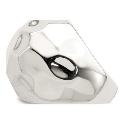 Sterling Silver Textured Ring – view 4