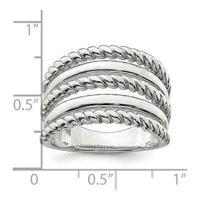Sterling Silver Fancy Ring – view 6