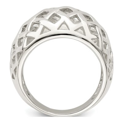 Sterling Silver Textured Ring – view 2