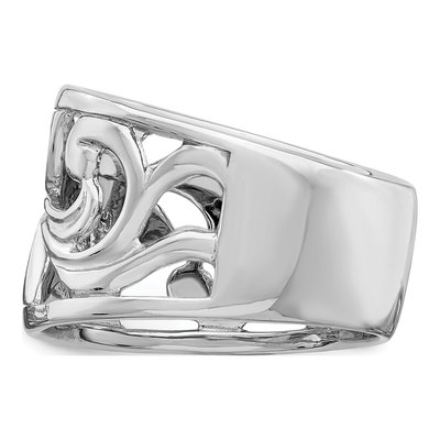 Sterling Silver Flower Ring – view 4