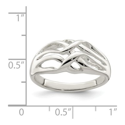 Sterling Silver Woven Ring – view 4