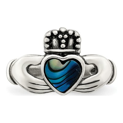 Sterling Silver Claddagh Ring – view 5