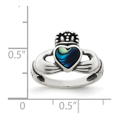 Sterling Silver Claddagh Ring – view 6