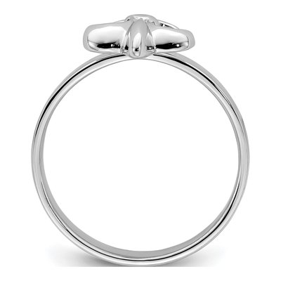 Sterling Silver Fleur de Lis Ring – view 3