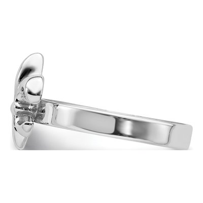 Sterling Silver Fleur de Lis Ring – view 4