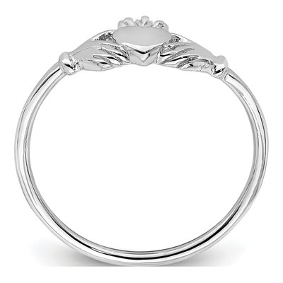 Sterling Silver Claddagh Ring – view 3